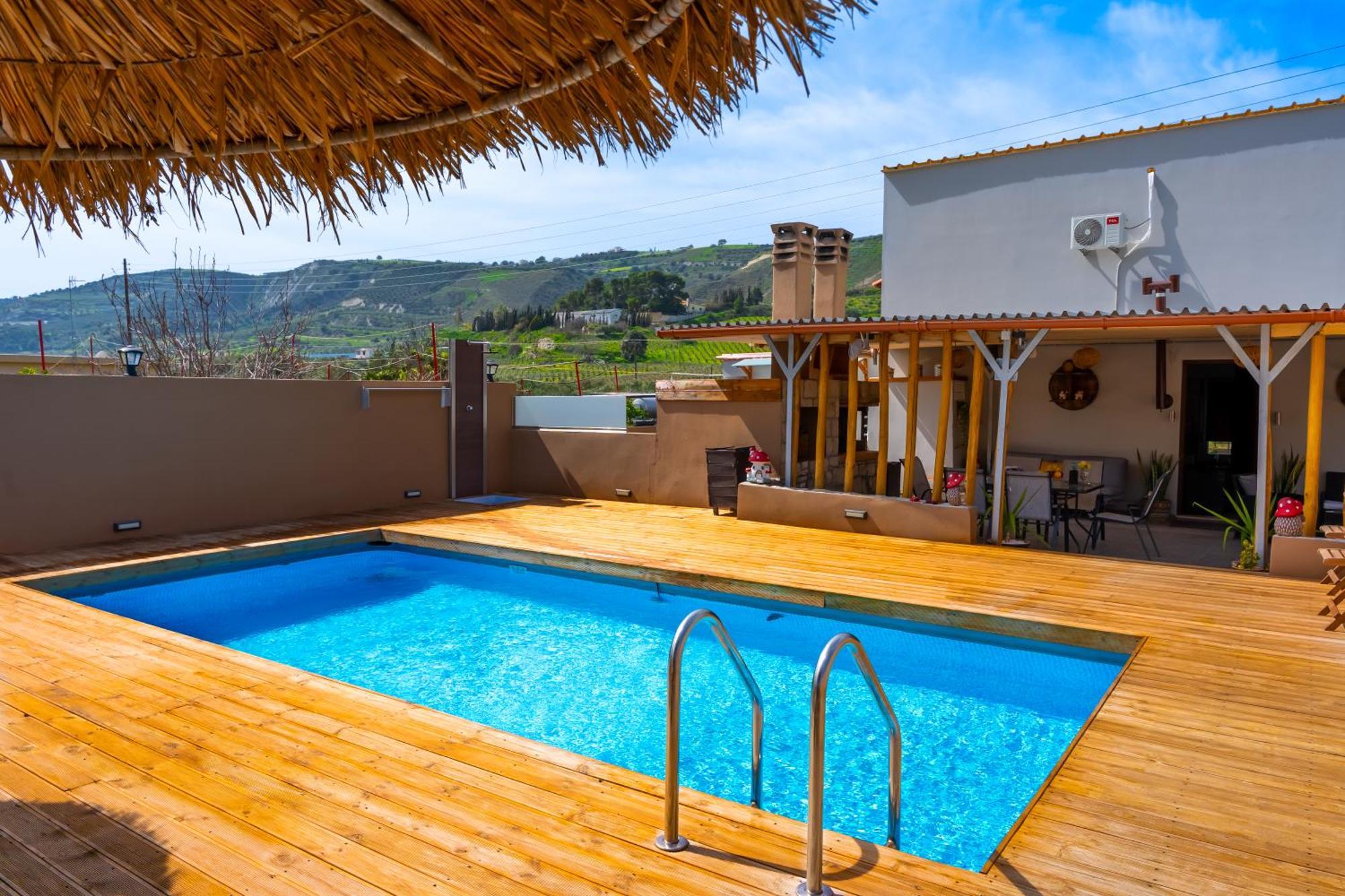 Countryhouse Villa With Pool & Private Parking Iráclio Exterior foto