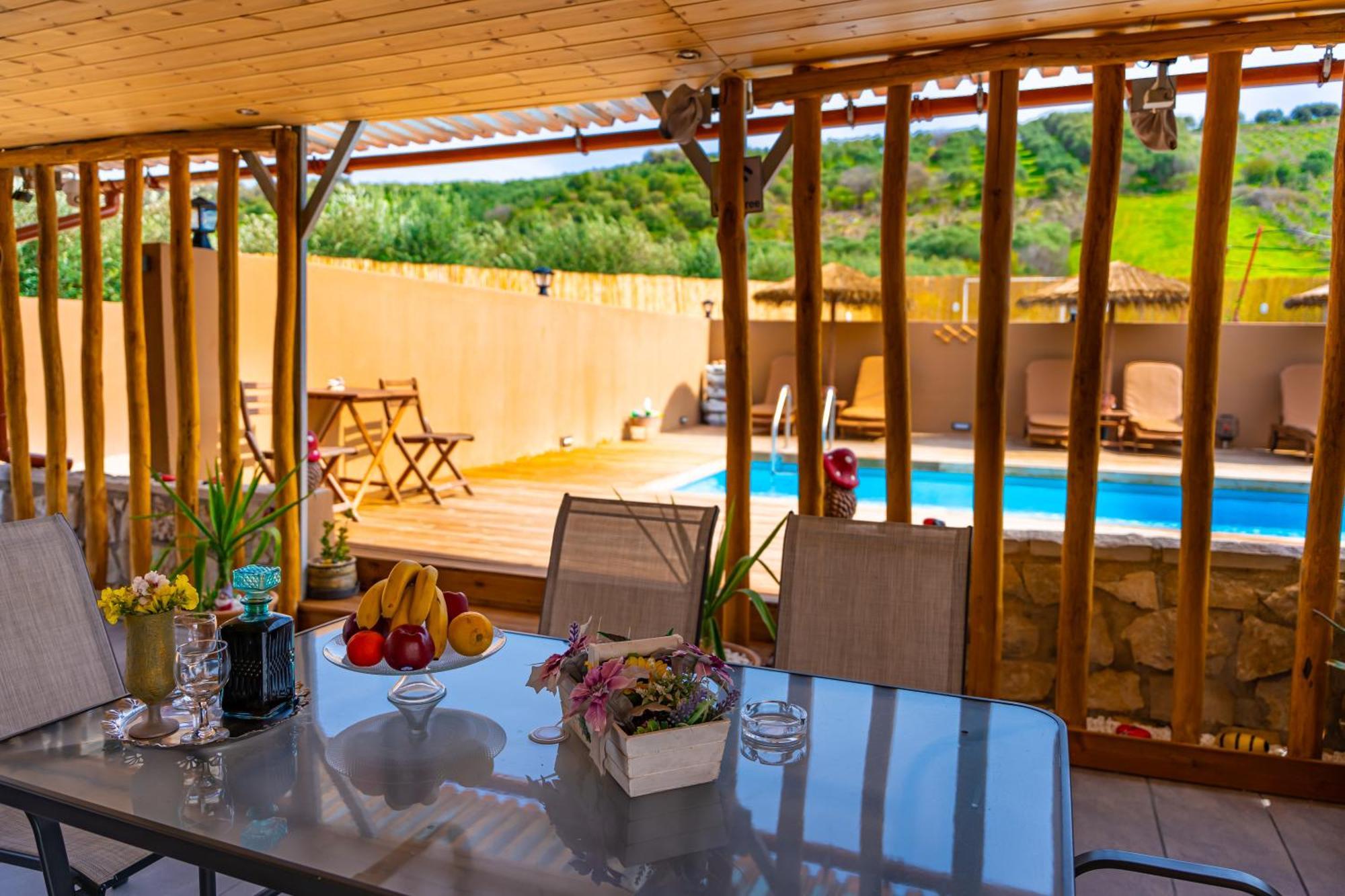 Countryhouse Villa With Pool & Private Parking Iráclio Exterior foto