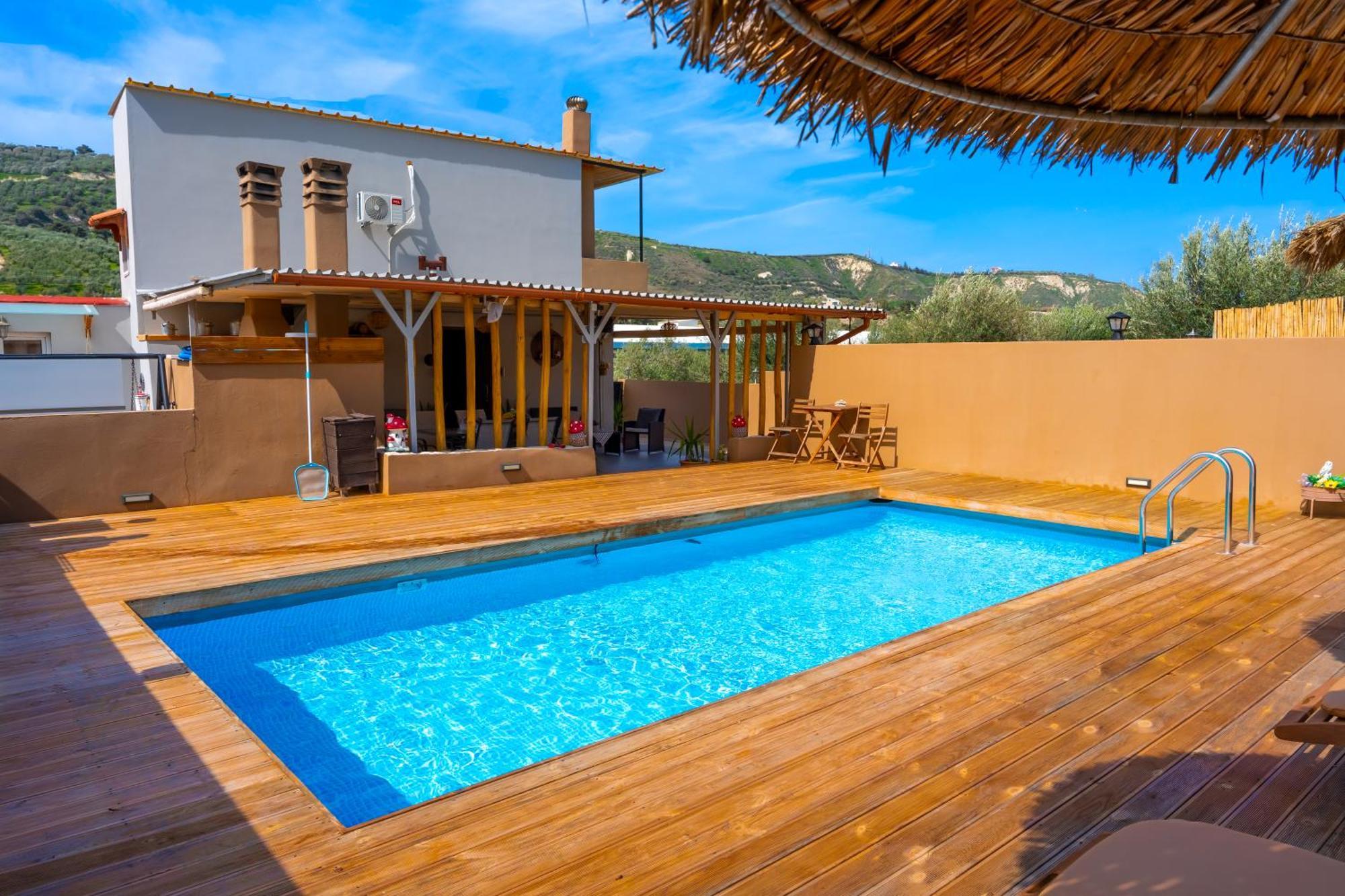 Countryhouse Villa With Pool & Private Parking Iráclio Exterior foto